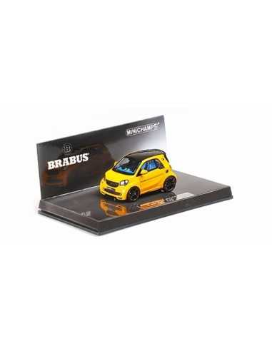 SMART - FORTWO BRABUS ULTIMATE E CONCEPT IAA 2017 JAUNE NOIR 1:43 Minichamps