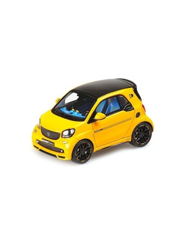 SMART - FORTWO BRABUS ULTIMATE E CONCEPT IAA 2017 AMARILLO NEGRO 1:43 Minichamps