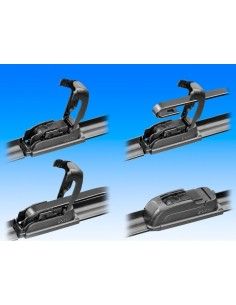 Limpadores de para-brisa Flatblade Aerotwin Bosch (conjunto frontal) - 453 fortwo / forfour 2
