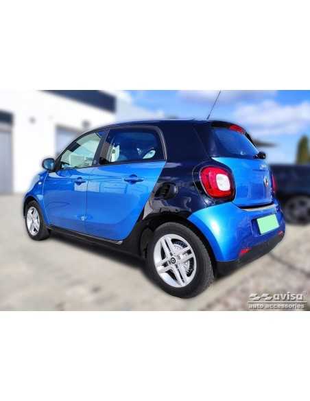 Schwarze Edelstahl-Einstiegsleisten passend für Smart ForFour 453 inkl. EQ 'Special Edition' - 4-teilig