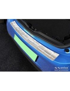 Protezione paraurti posteriore in acciaio inox adatta per Smart ForFour 453 incl. EQ 'Ribs'