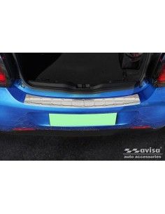 Protezione paraurti posteriore in acciaio inox adatta per Smart ForFour 453 incl. EQ 'Ribs' 2