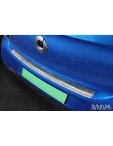 Edelstahl Heckstoßstangenschutz passend für Smart ForFour 453 inkl. EQ ‚Ribs‘