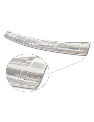 Protector de parachoques trasero de acero inoxidable apto para Smart ForFour 453, incluye "costillas" EQ