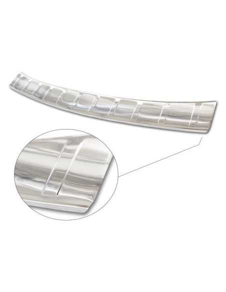 Protector de parachoques trasero de acero inoxidable apto para Smart ForFour 453, incluye "costillas" EQ