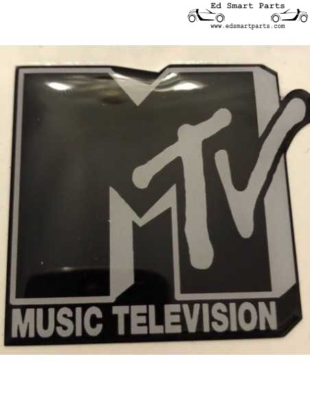 Externer Smart Roadster-Aufkleber mit MTV-Logo