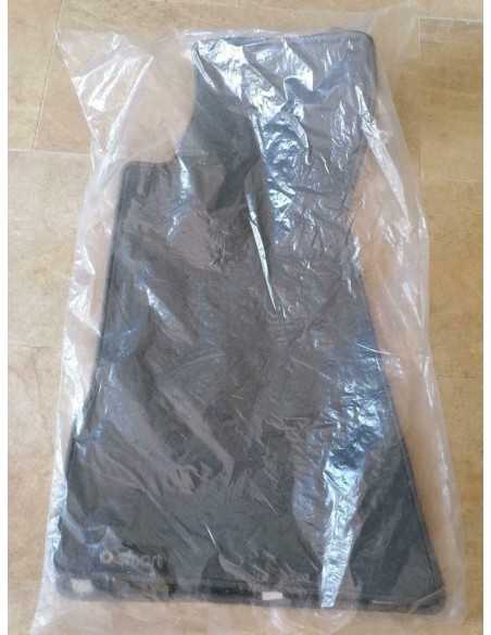 Alfombrillas de terciopelo originales de color gris hiedra para Smart Roadster (solo con volante a la derecha)