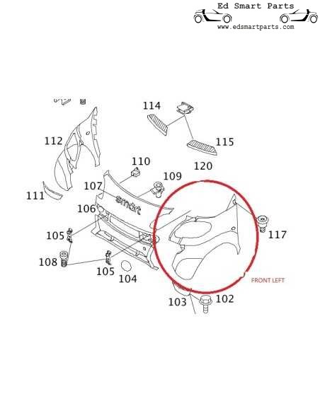 Smart ForTwo 450 cabrio Fender Wing unpainted Front or Rear Left or Right