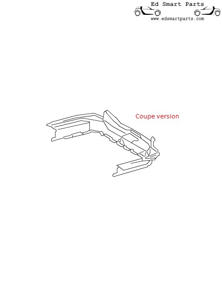 New Smart Roadster Coupe 452 boot trim carpet black / medium grey / ivy grey