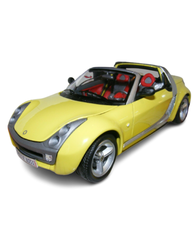 Smart roadster Yellow Cabrio 1:18 Bburago