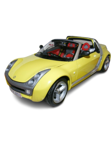 Smart roadster Cabrio Amarelo 1/18 Bburago