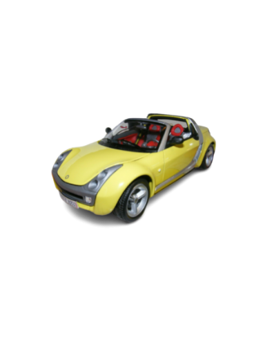 Smart Roadster Cabrio Amarillo 1/18 Bburago