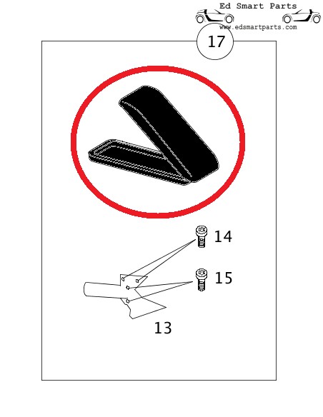 Obere Armlehne Smart Roadster
