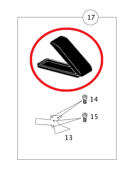 Top armrest Smart Roadster