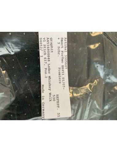 SMART FORTWO 451 BRABUS LIMITED ONE luxury velour floor mats, set of 2 OEM