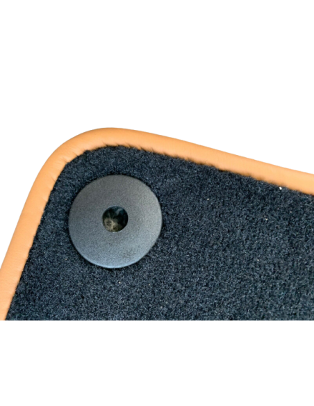 Alfombrillas de terciopelo de lujo SMART FORTWO 451 BRABUS LIMITED ONE, juego de 2 OEM