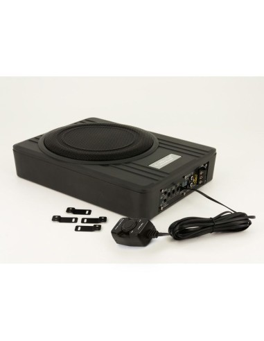 SDN 10 inch 'Under-Seat'Subwooferbox active flat - 600 Real Watt