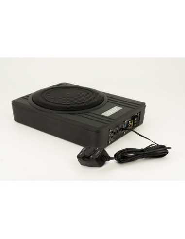 SDN 10 inch 'Under-Seat'Subwooferbox actief vlak - 600 Real Watt