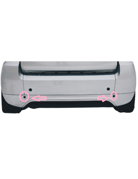 Abdeckung schwarz untere Stoßstange OEM 4518850023 Smart Fortwo 451