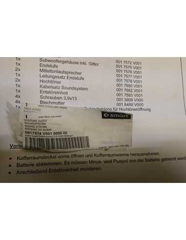 Original Smart Roadster Brabus Soundsystem, extrem seltenes Sammlerstück