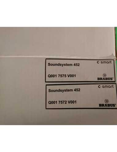 Genuine Smart Roadster Brabus Soundsystem ultra-rare collector's item