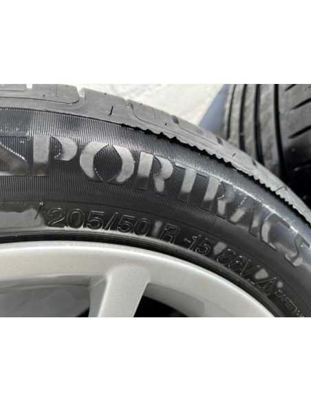 Smart Roadster 15 polegadas Trackline Rodas com pneus velhos