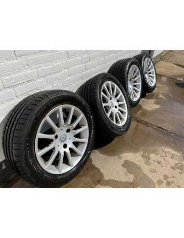 Set di ruote Smart Roadster Trackline da 15 pollici con pneumatici vecchi