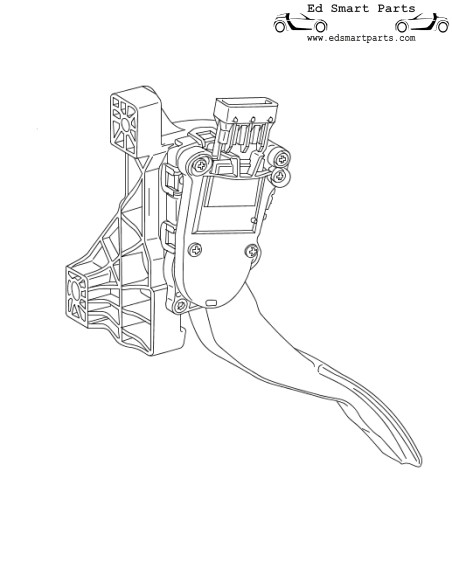 Smart ForFour Gaspedaal / Gaspedaal