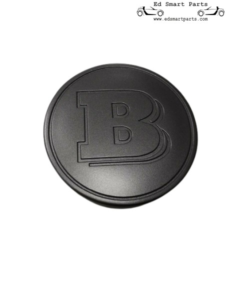 Cache-moyeu de roue Smart Brabus anthracite d'origine pour fortwo 450 et 451 roadster 452