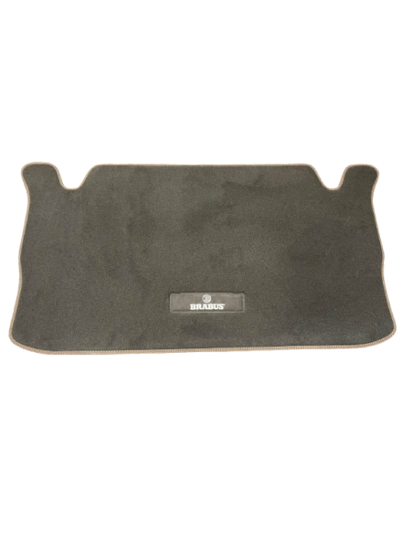 Tapis de sol de coffre Brabus Smart Fortwo 453 avec coutures anthracite orange